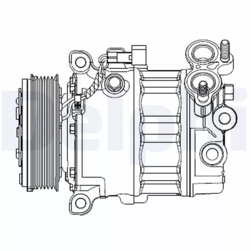 Compressor, air conditioning DELPHI CS20512)