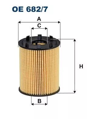 Ölfilter FILTRON OE 682/7)