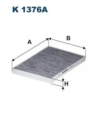 Kabinenluftfilter FILTRON K 1376A)