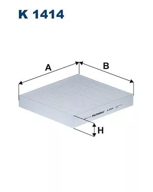 Filter, cabin air FILTRON K 1414)