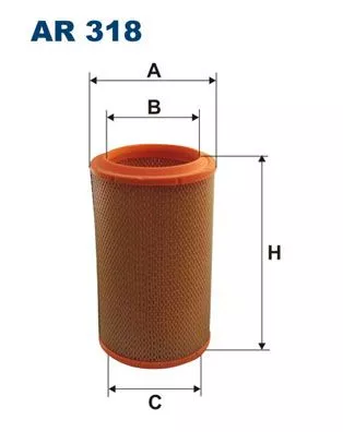 Air Filter FILTRON AR 318)