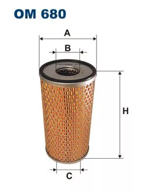 Ölfilter FILTRON OM 680)