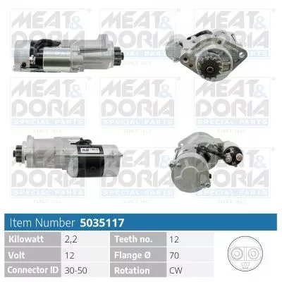 Starter MEAT & DORIA 5035117)