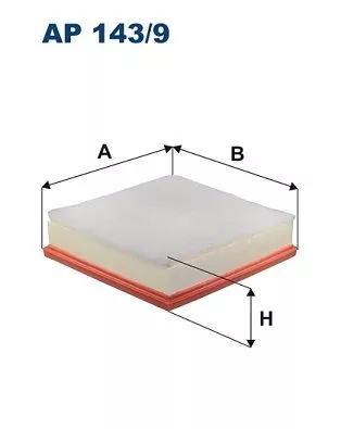 Luftfilter FILTRON AP 143/9)