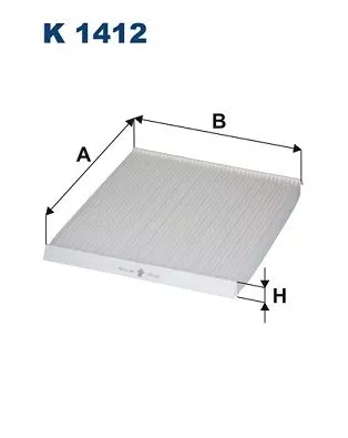 Filter, cabin air FILTRON K 1412)