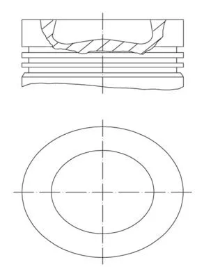 Piston MAHLE 028 PI 00155 000)
