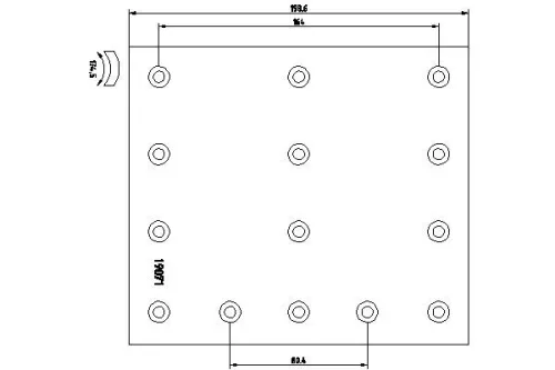 Brake Lining Kit, drum brake TEXTAR 1907102)