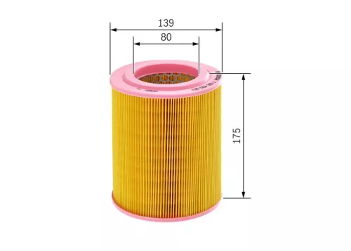 Air Filter BOSCH F 026 400 061)