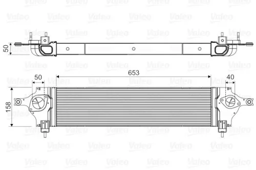 Charge Air Cooler VALEO 818589)