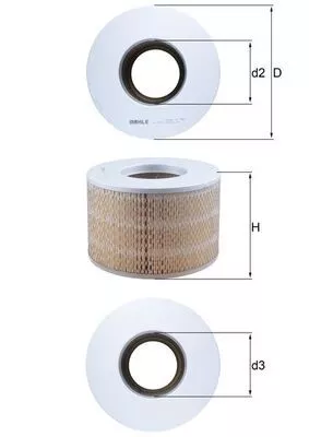 Air Filter KNECHT LX 1140)