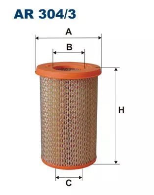 Air Filter FILTRON AR 304/3)