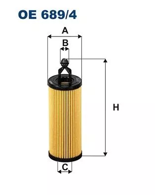 Ölfilter FILTRON OE 689/4)