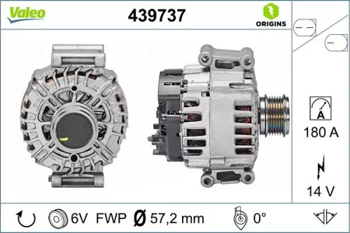 Alternator VALEO 439737)