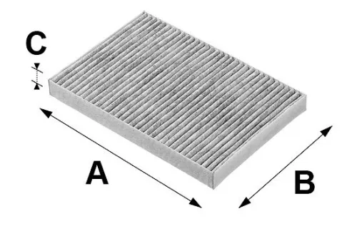 Filter, cabin air VALEO 698683)
