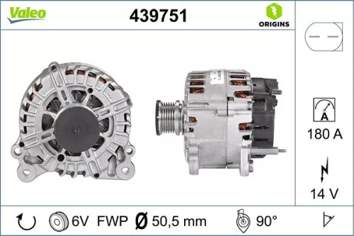Alternator VALEO 439751)