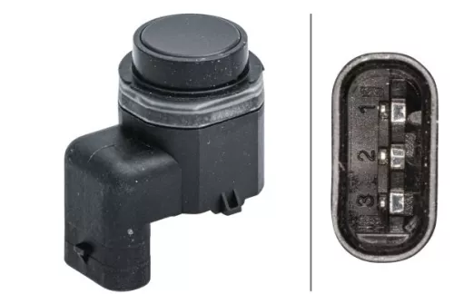Sensor, park distance control HELLA 6PX 358 141-621)