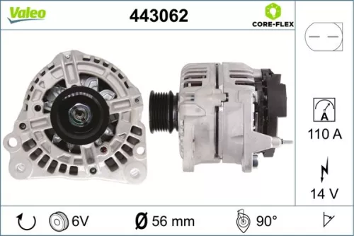 Alternator VALEO 443062)
