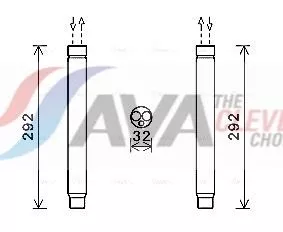 Trockner, Klimaanlage AVA QUALITY COOLING BWD445)