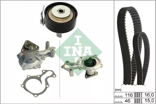 Water Pump & Timing Belt Kit Schaeffler INA 530 0745 30)