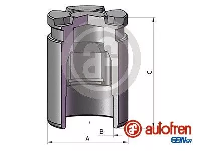 Piston, brake caliper AUTOFREN SEINSA D025698)