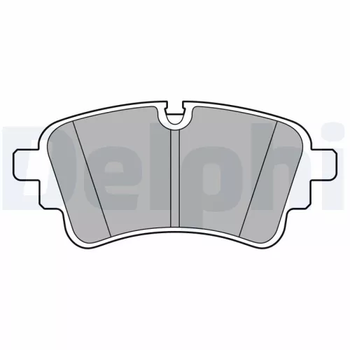 Brake Pad Set, disc brake DELPHI LP3670)