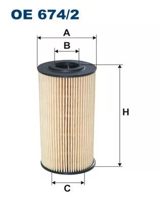 Oil Filter FILTRON OE 674/2)