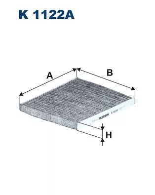 Filter, cabin air FILTRON K 1122A)
