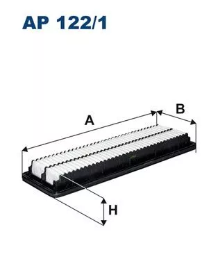 Air Filter FILTRON AP 122/1)