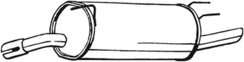 Rear Muffler BOSAL 185-157)
