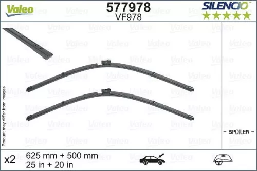 Wiper Blade VALEO 577978)