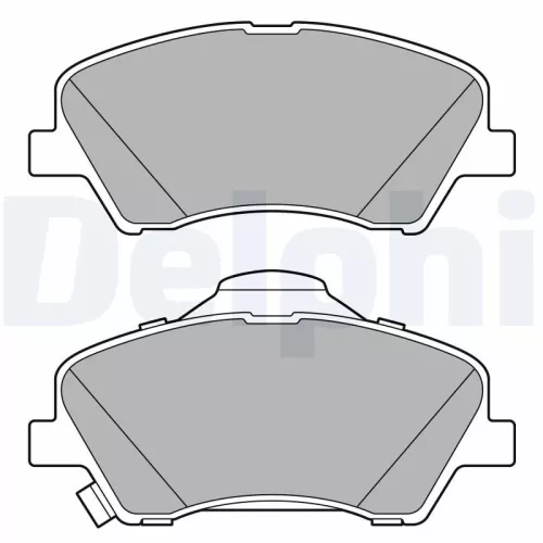Brake Pad Set, disc brake DELPHI LP3678)