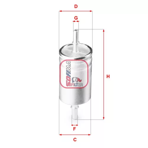 Fuel Filter SOFIMA S 1941 B)