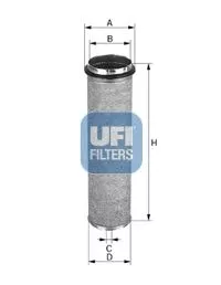 Sekundärluftfilter UFI 27.480.00)
