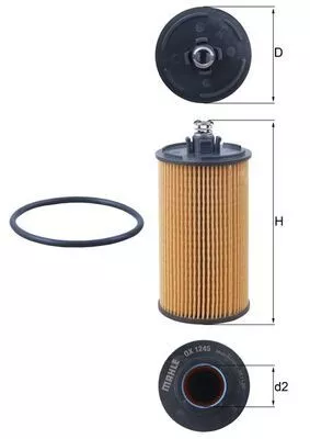 Oil Filter KNECHT OX 1077D)