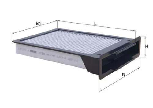 Kabinenluftfilter KNECHT LA 1614)