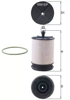 Ölfilter KNECHT OC 1452)