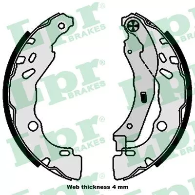 Brake Shoe Set FEBI BILSTEIN 01109)