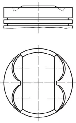 Piston MAHLE 011 PI 00113 000)