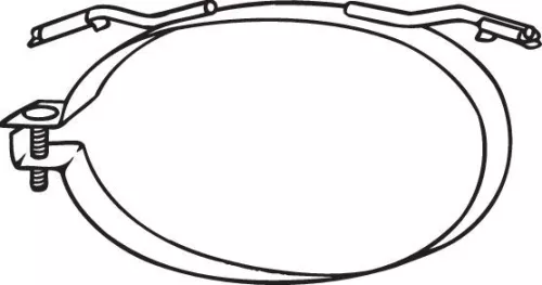 Clamping Piece, exhaust system BOSAL 254-951)