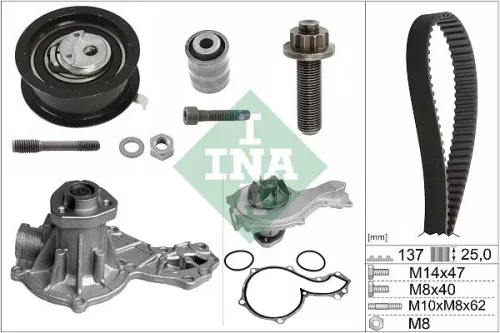 Water Pump & Timing Belt Kit Schaeffler INA 530 0377 30)