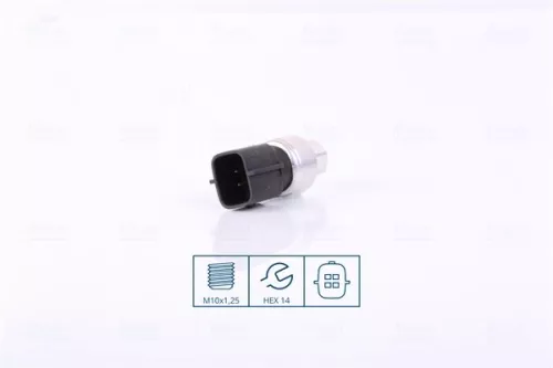 Pressure Switch, air conditioning NISSENS 301002)