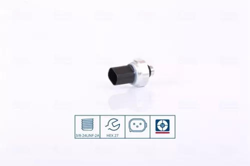 Pressure Switch, air conditioning NISSENS 301009)