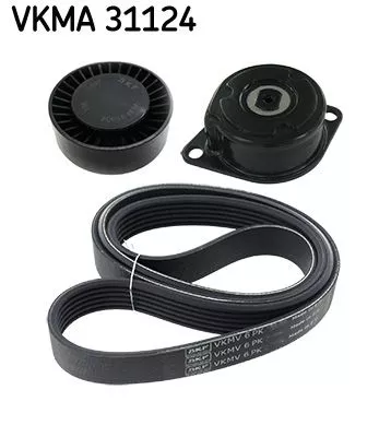 V-ribbed Belt Set SKF VKMA 31124)