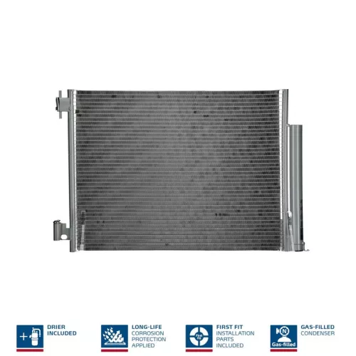 Condenser, air conditioning NISSENS 940321)