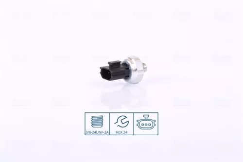 Pressure Switch, air conditioning NISSENS 301100)