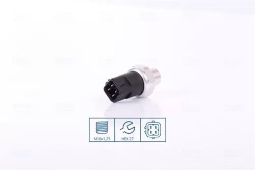 Pressure Switch, air conditioning NISSENS 301036)