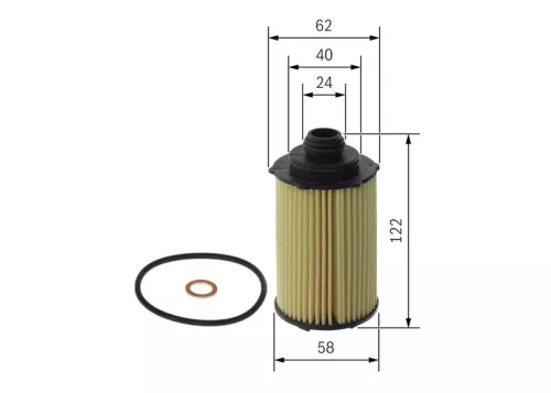 Oil Filter BOSCH F 026 407 348)