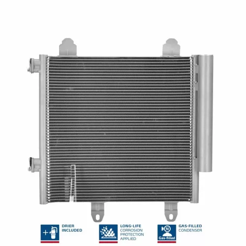 Condenser, air conditioning NISSENS 940522)