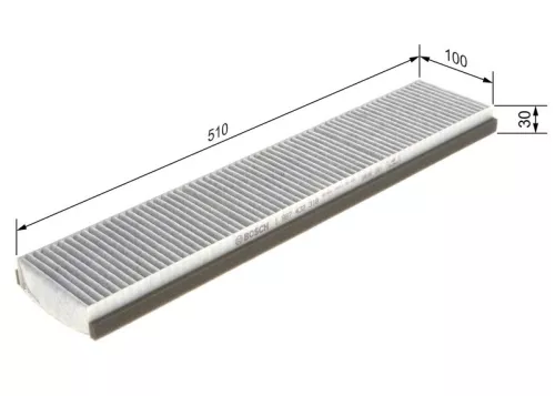Filter, cabin air BOSCH 1 987 432 318)