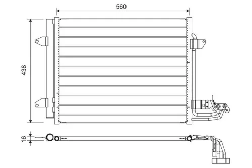 Condenser, air conditioning  817806)